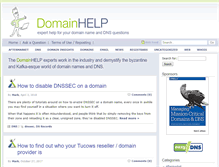 Tablet Screenshot of domainhelp.com